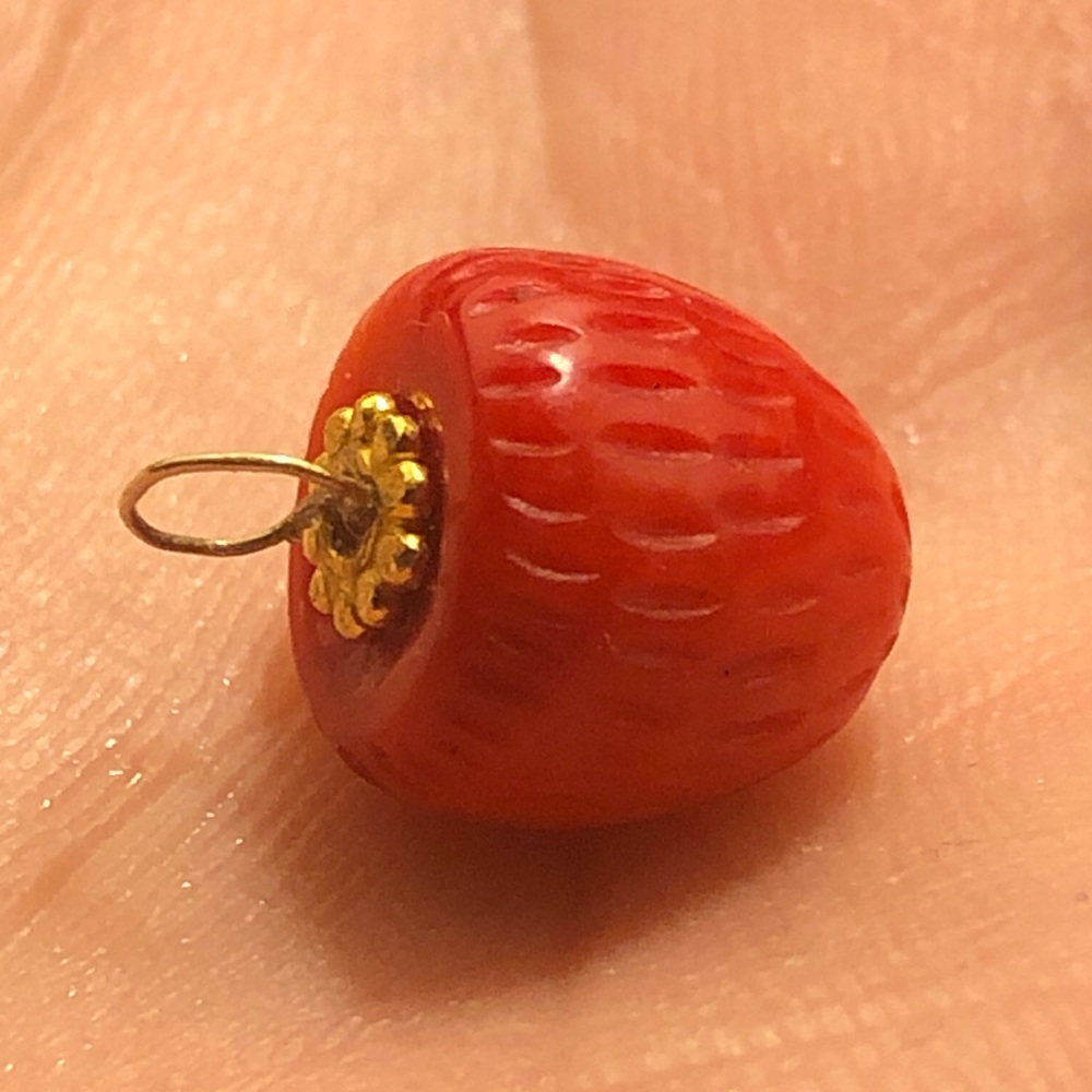 Antique coral wild strawberry for lisa